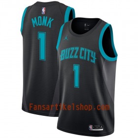 Charlotte Hornets Trikot Malik Monk 1 2018-19 Jordan Brand City Edition Schwarz Swingman - Herren